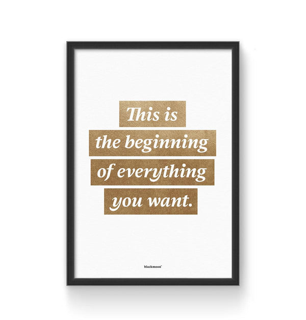 Art Print "The beginning"