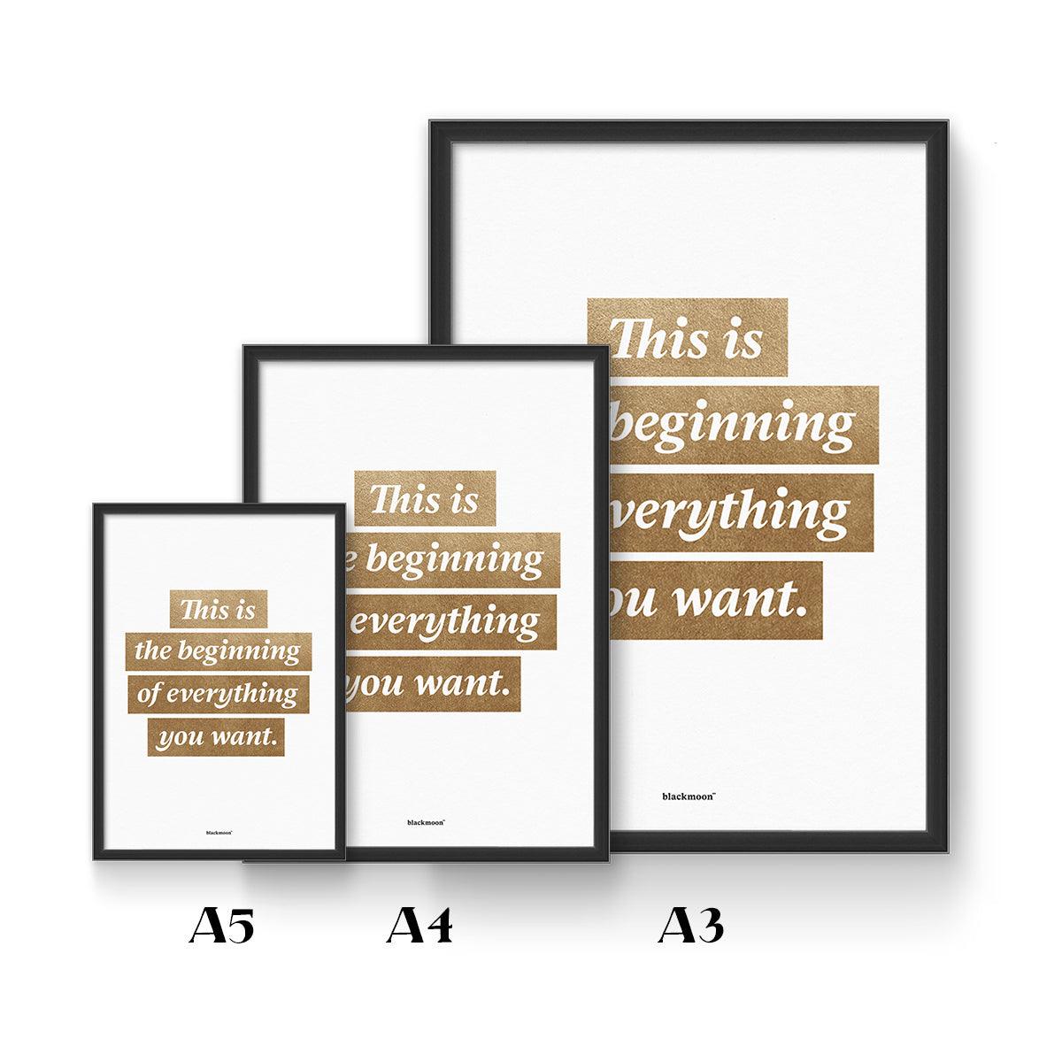 Art Print "The beginning"
