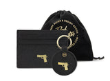 Set Card Case & Keychain "bang!", Black