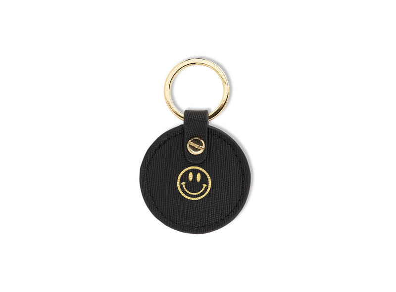 Set Card Case & Keychain "Smiley", Black